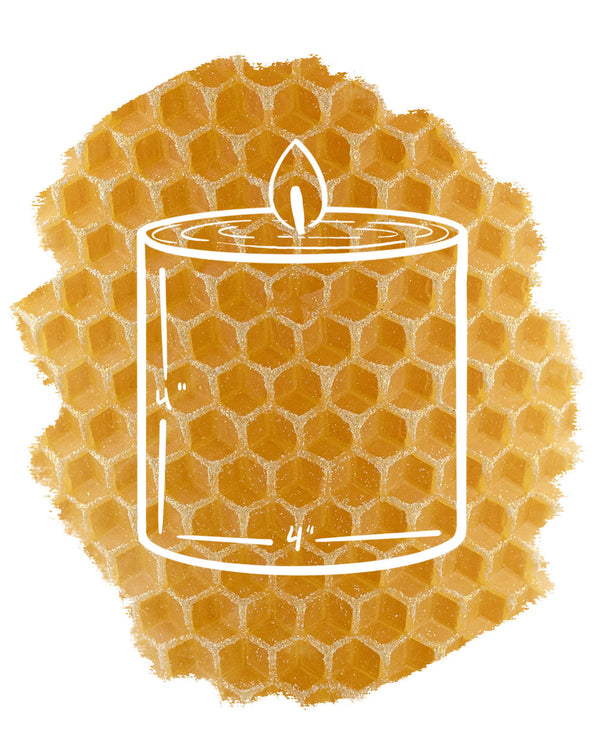 Mandarine - 4" Plump Pillar