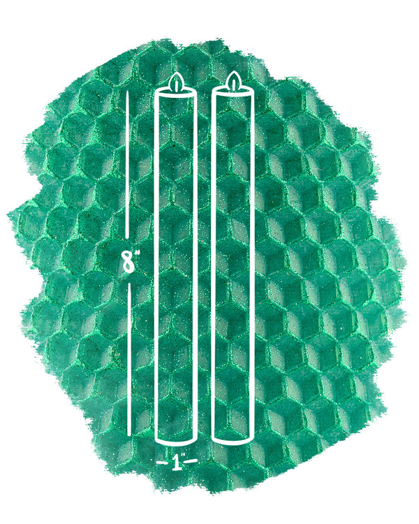 Menthe - 8" Taper Pair