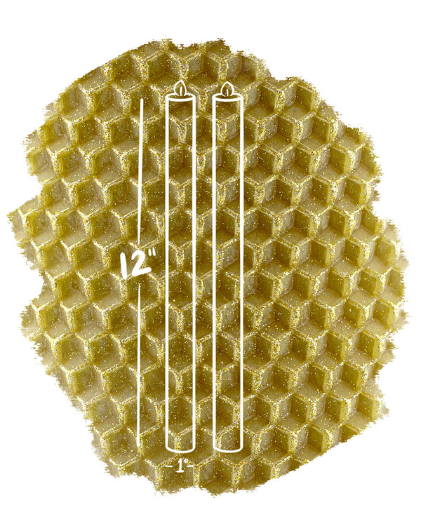 Ormolu - 12" Taper Pair